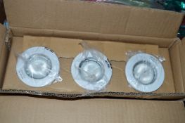 *Set of Three GU10 Eyeball Lights (White)