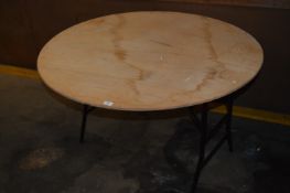 *Circular Banqueting Table with Folding Legs