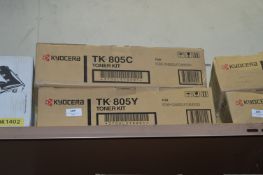 *Two Kyocera TK805 Toner Cartridges