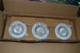 *Set of Three GU10 Eyeball Lights (White)