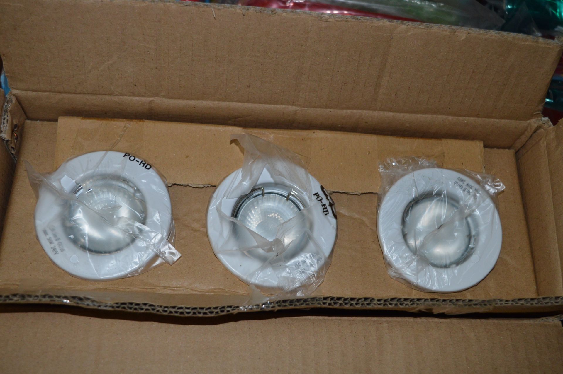 *Set of Three GU10 Eyeball Lights (White)