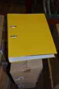 *Box Containing 10 Concord Lever Arch Files (Yello