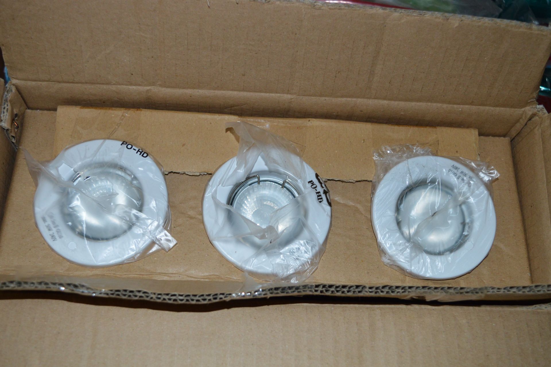 *Set of Three GU10 Eyeball Lights (White)