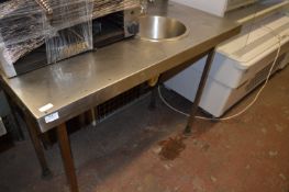 Stainless Steel Commercial Sink Unit with Swan Nec