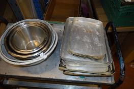 Aluminium Colanders, Stainless Steel Bowls and Bak
