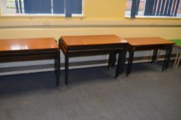 *Fifteen Stackable School Tables