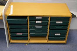 *Set of Storage Drawers in Cabinet