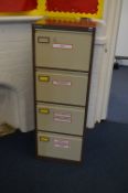 *Vicker's Four Drawer Foolscap Filing Cabinet (Cof