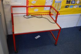 *Mobile Worktable with Power Outlets