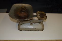 *Set of Vintage Kitchen Scales with Weights