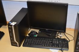 *Acer Desktop Computer with Window 7 OS, Monitor,