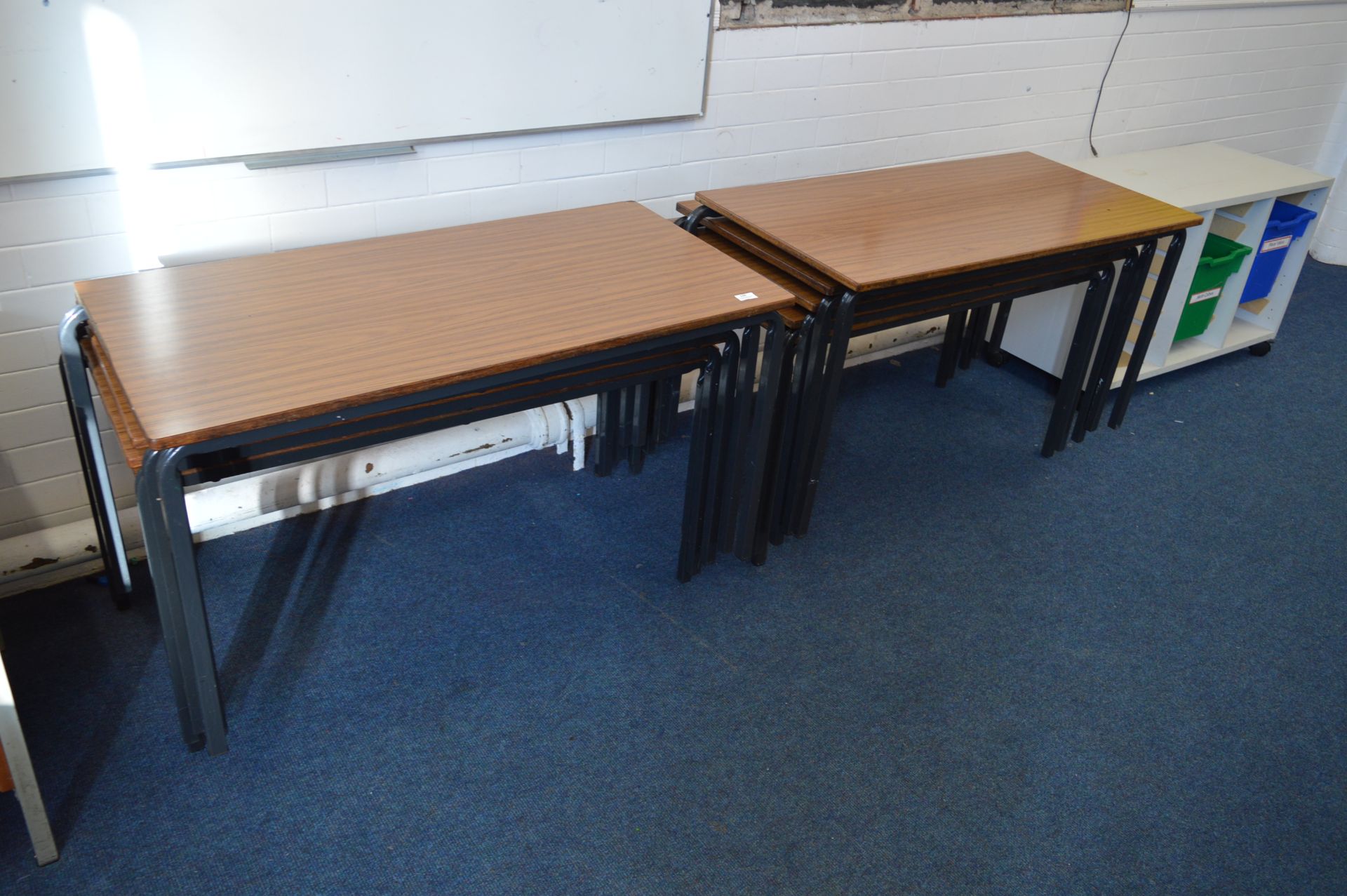 *Ten Stackable School Tables