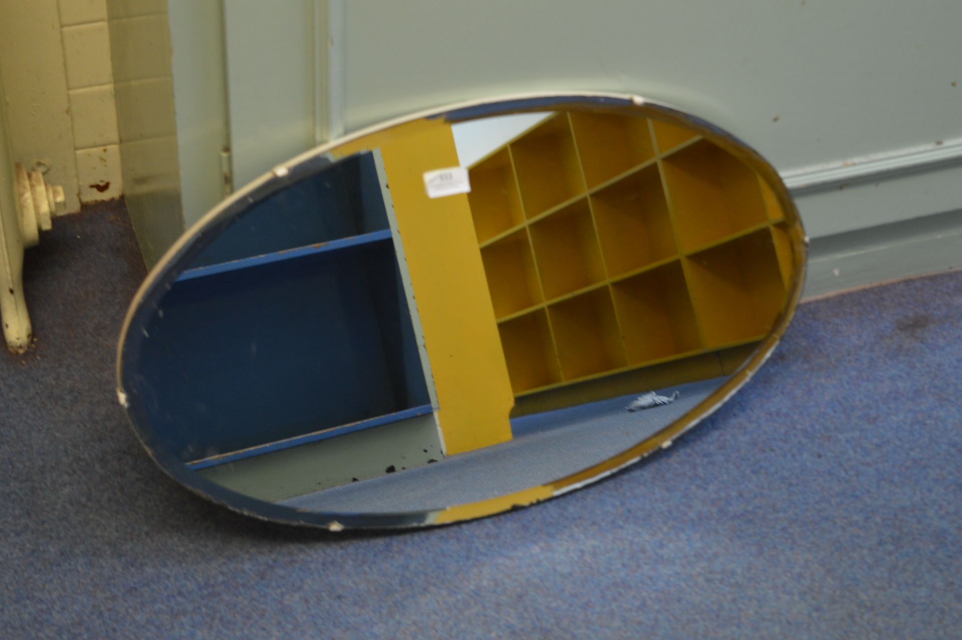 *Oval Beveled Edge Mirror