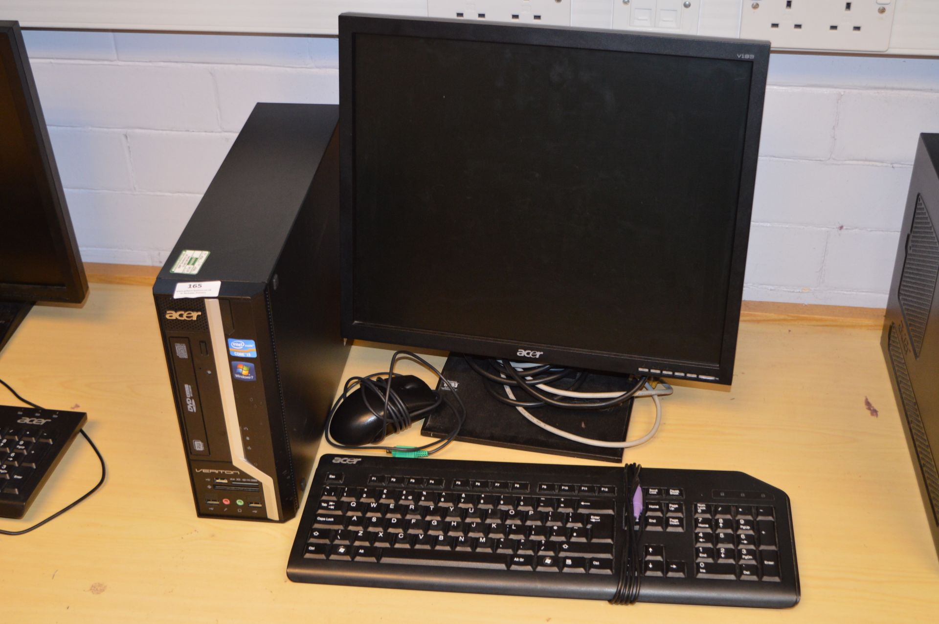 *Acer Desktop Computer with Window 7 OS, Monitor,