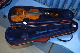 *Half Size School Violin with Bow in Carry Case