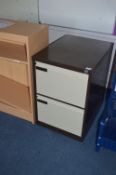 *Two Drawer Foolscap Fining Cabinet (Coffee & Crea