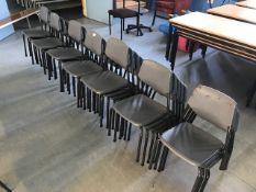 *Thirty Four Grey Stackable School Chairs