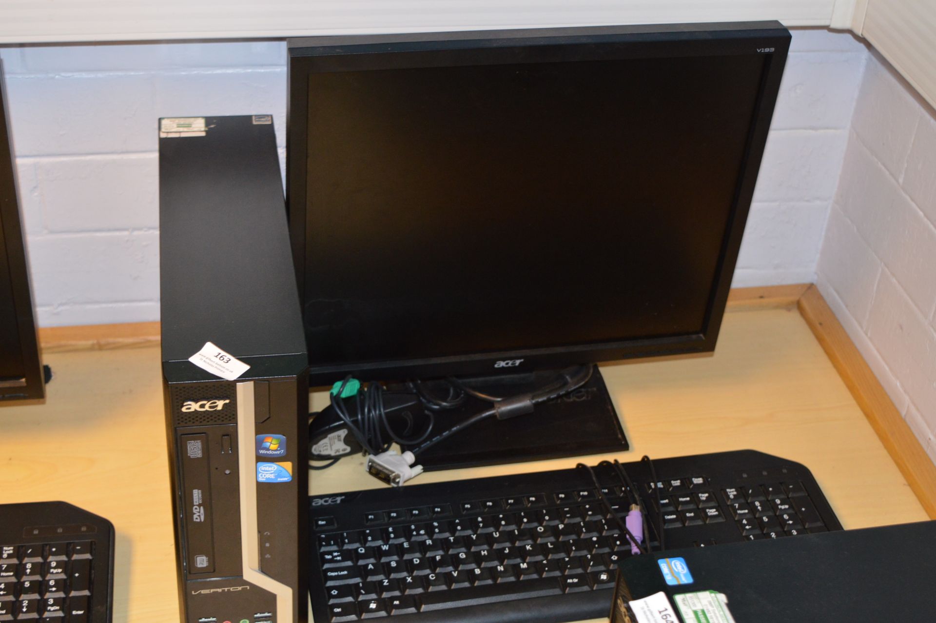 *Acer Desktop Computer with Window 7 OS, Monitor,