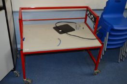 *Mobile Worktable with Power Outlets