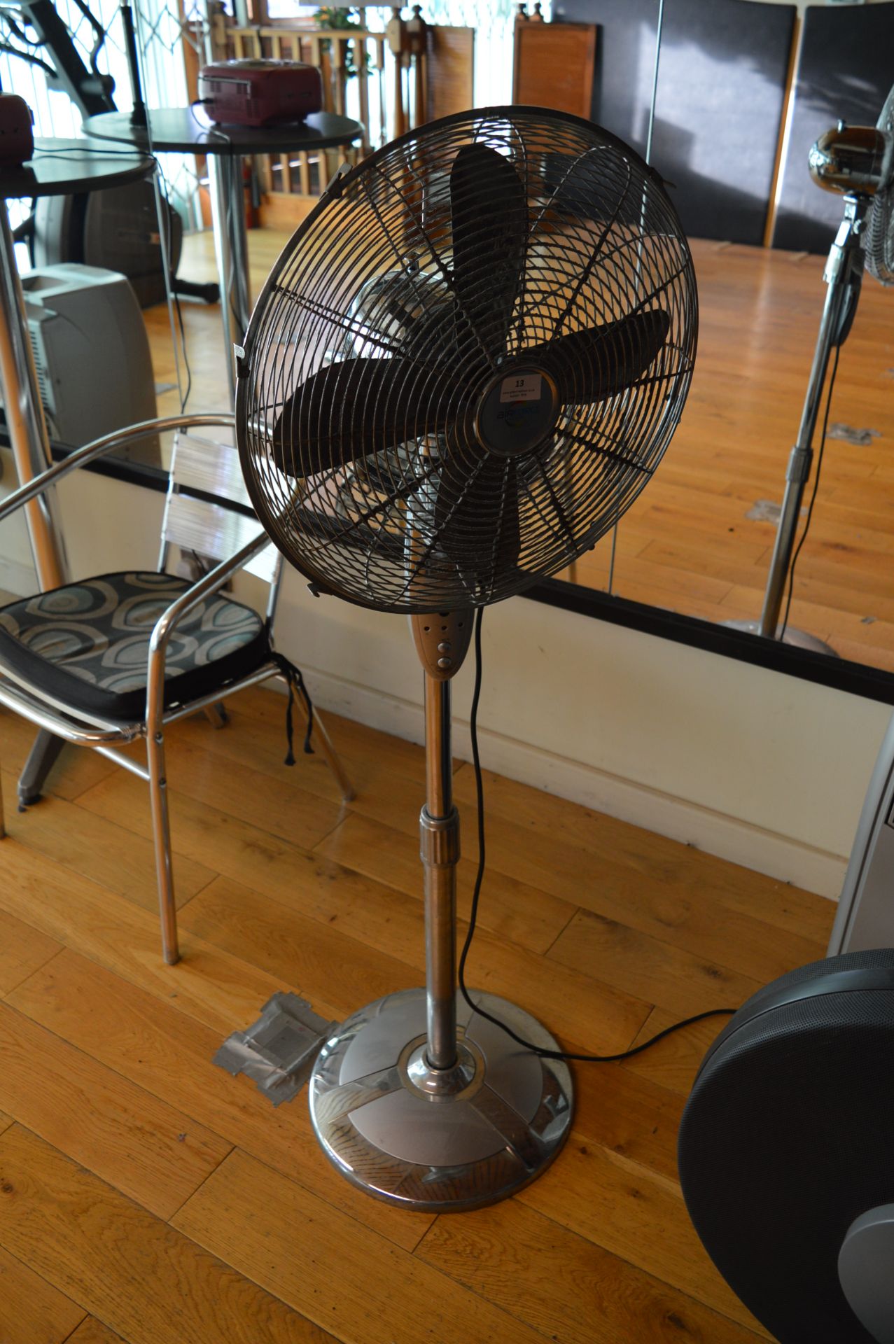 Air Force Chrome Pedestal Fan