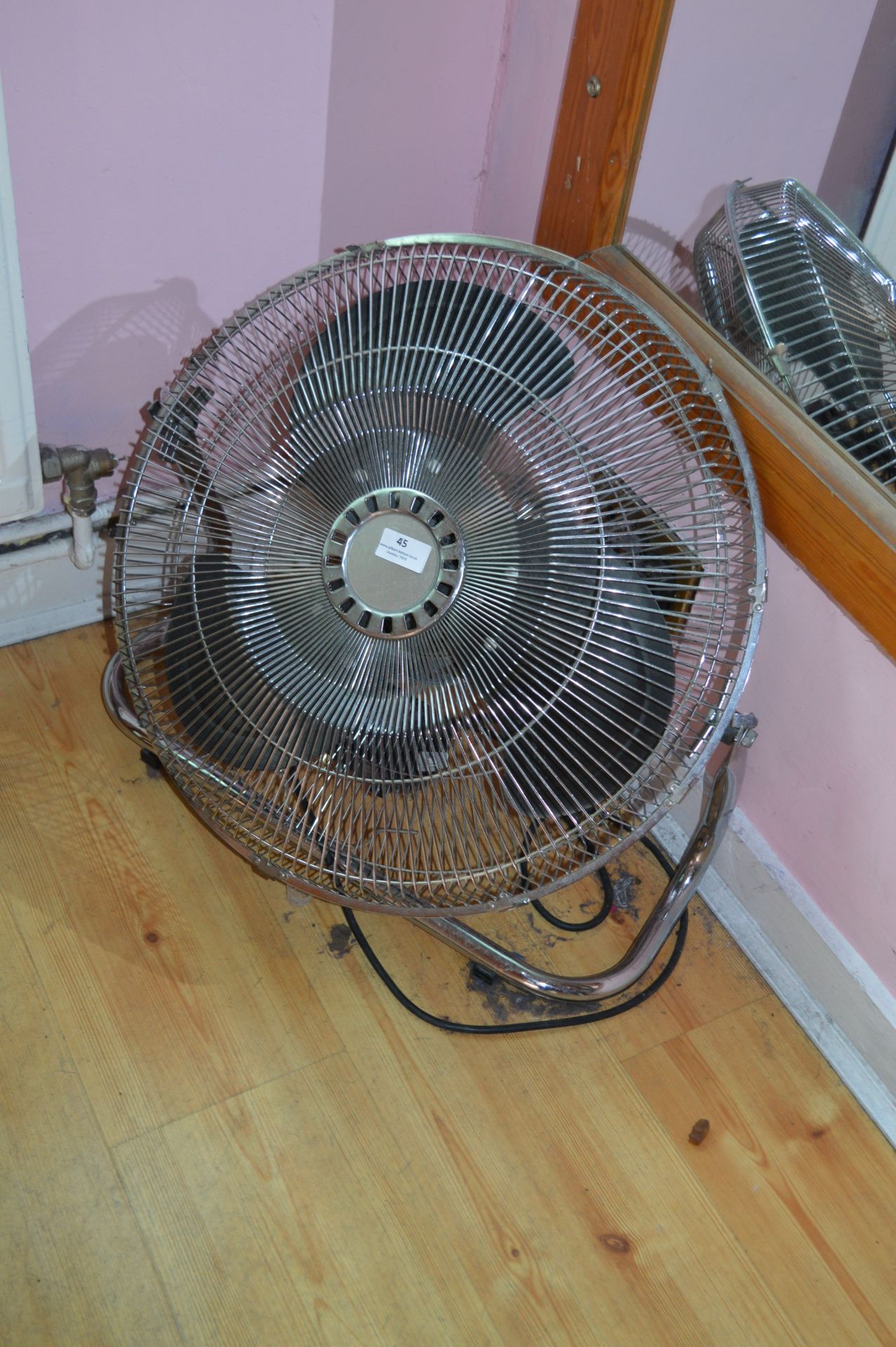 Chrome Gymnasium Fan