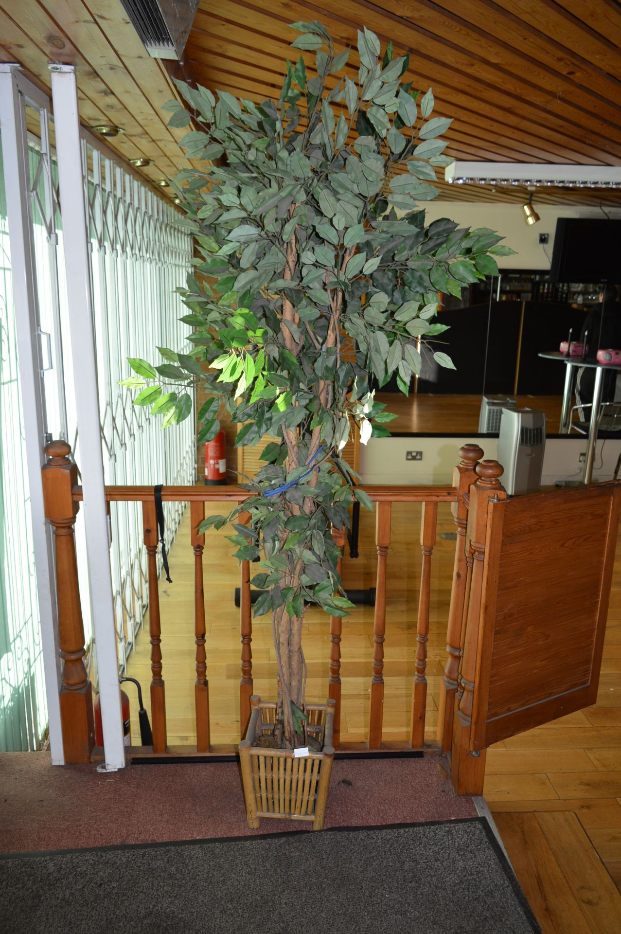 Artificial Plant in Bamboo Pot