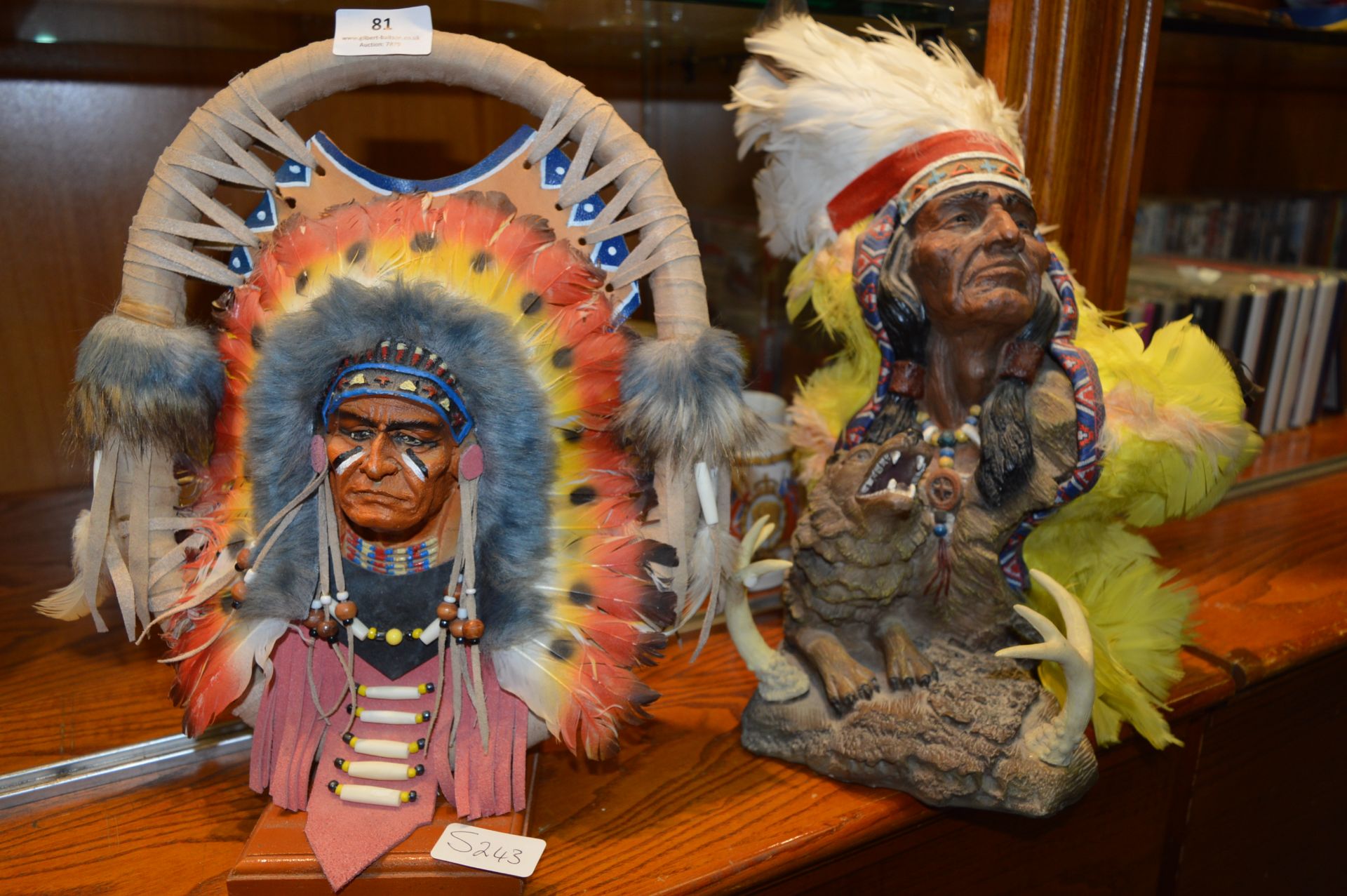 Two Figurines "American Indian Chiefs"