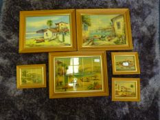 Framed Tile Prints "Costa Brava"