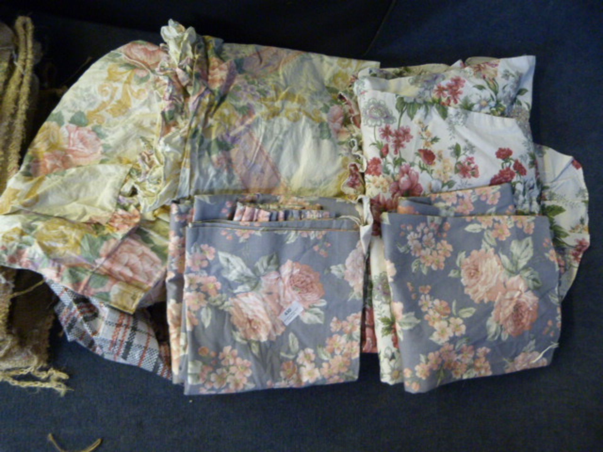 Assorted Floral Patterned Curtains