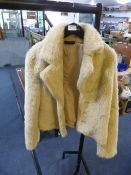 Ladies Hip Length Fur Coat Size:12