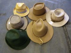 Four Australian Hats and Two Others