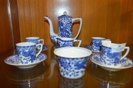 Noritake Blue & White Bird 11 Piece Decorated Tea