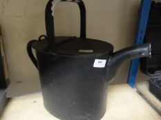 Black Painted Galvanized Railway Watering Can