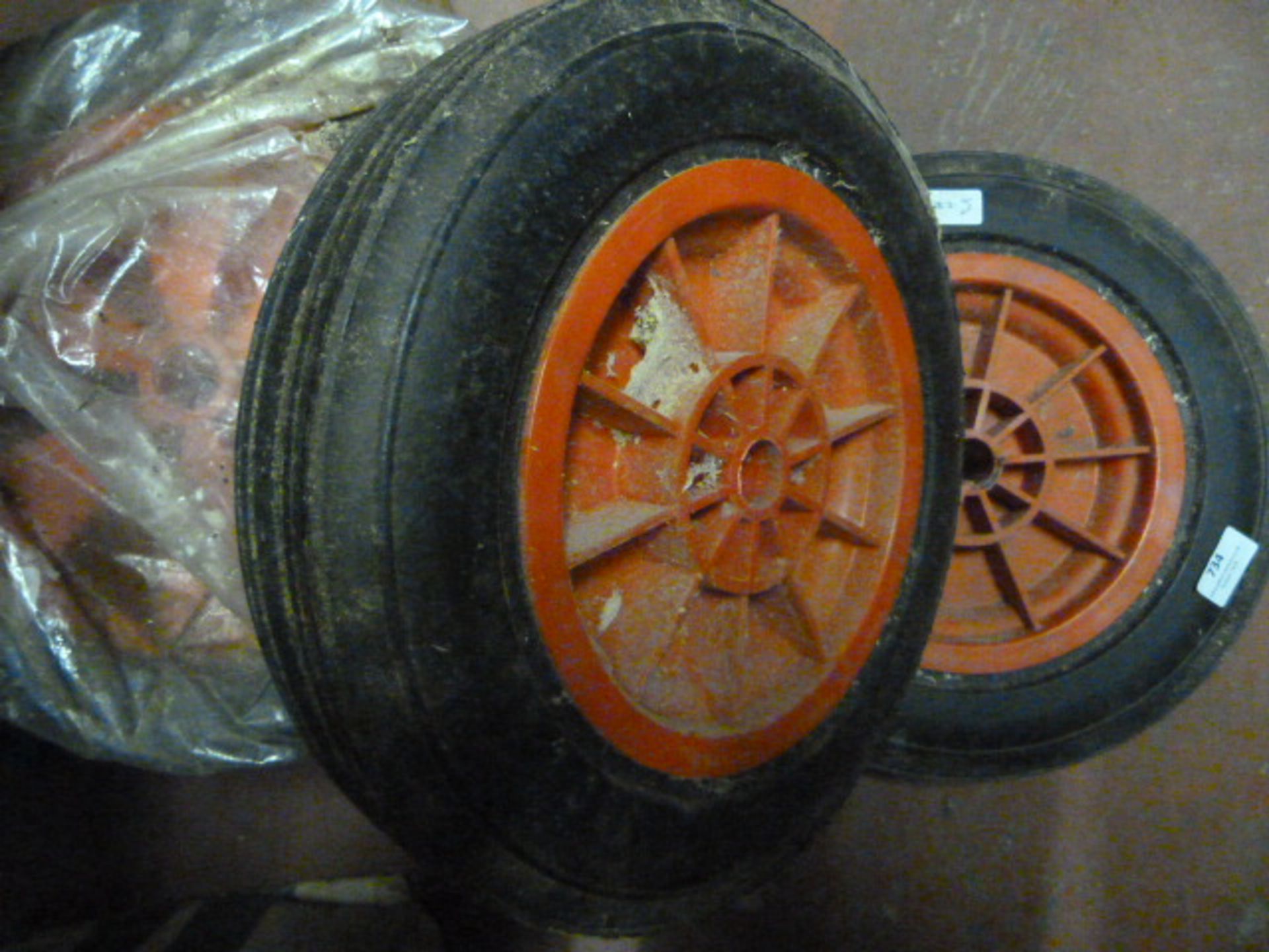 Six Wheelbarrow Wheels 350x80