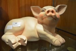 Large Pottery Piggy Bank