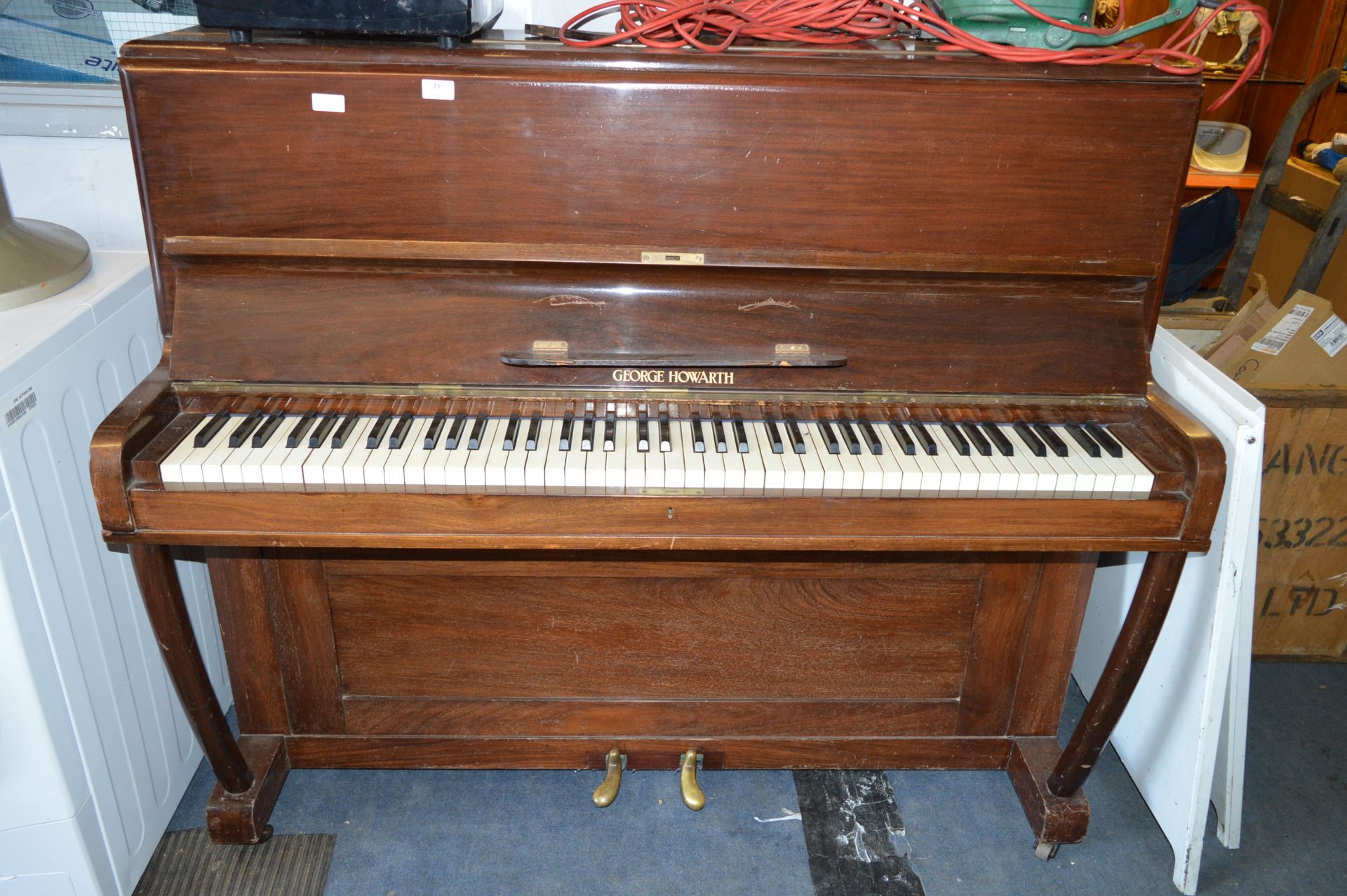 George Howarth Wood Cased Piano