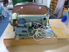 Cased Alfa Electric Sewing Machine