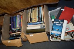 Three Boxes of Books; Fiction and Nonfiction