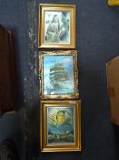 Two Gilt Framed American Red Indian Prints and Ano