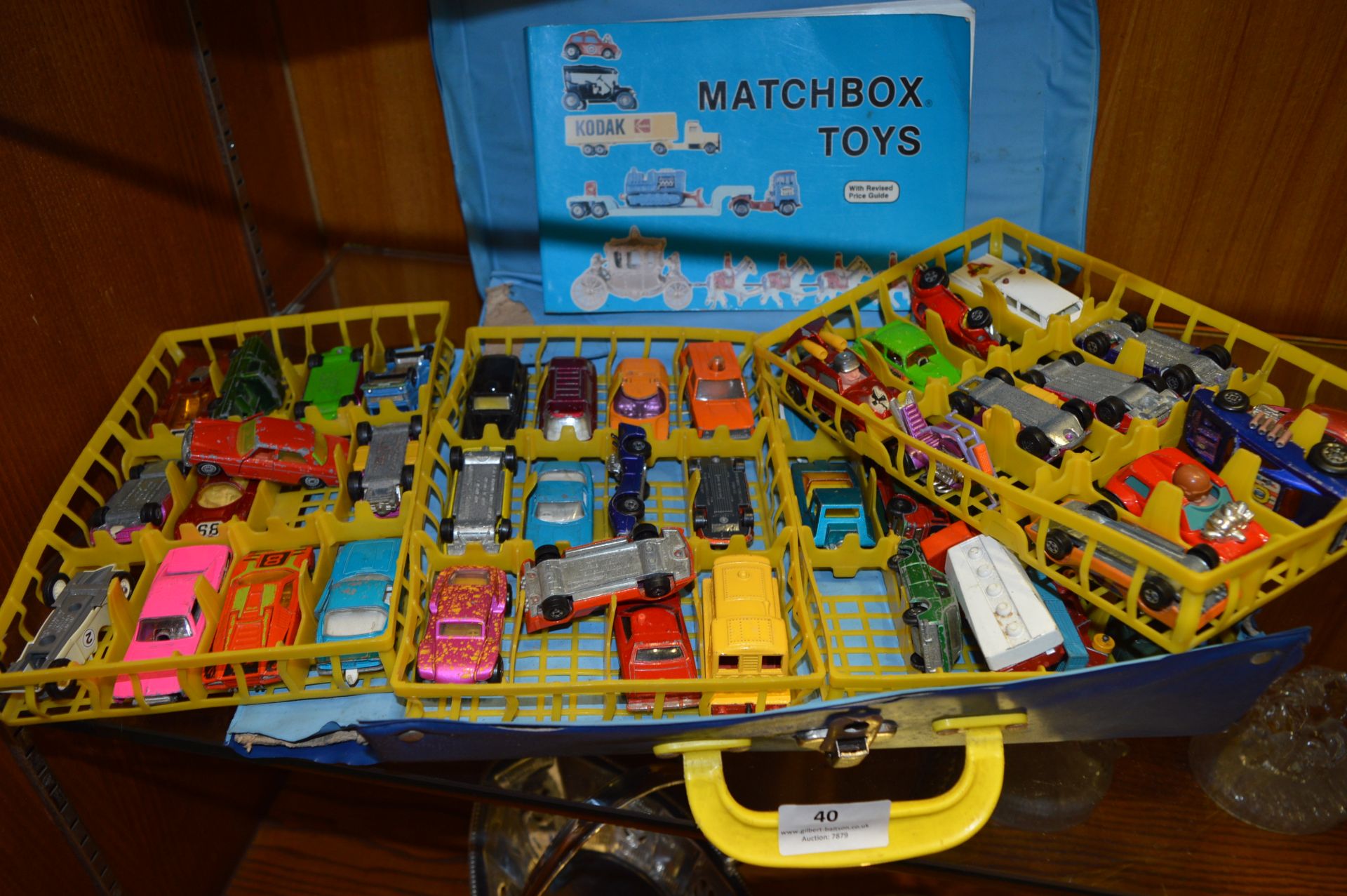 Matchbox Collectors Case with Diecast Vehicles and