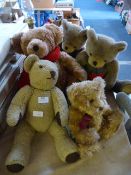 Collection of Five Plush Teddy Bears
