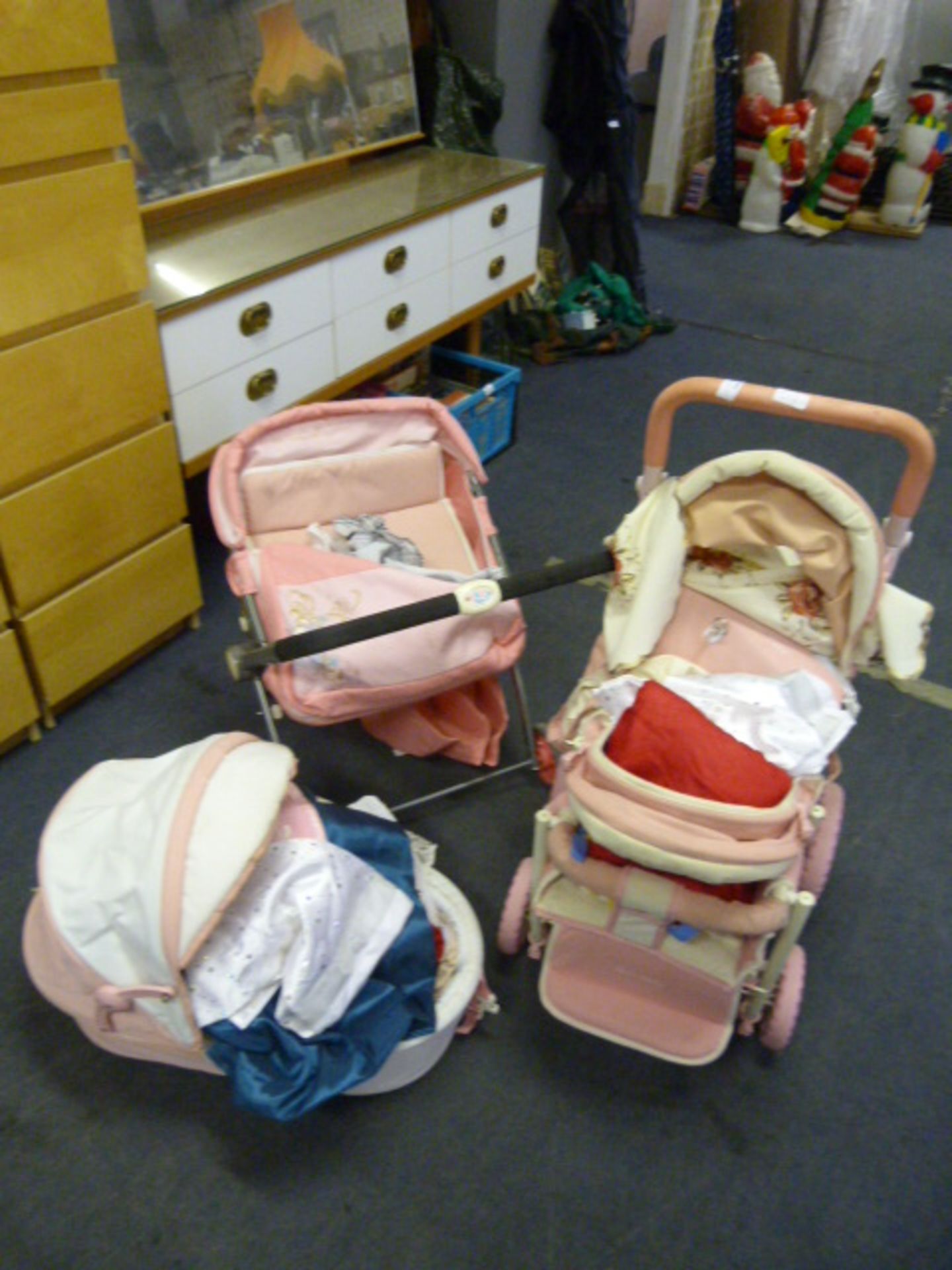 Two Dolls Prams