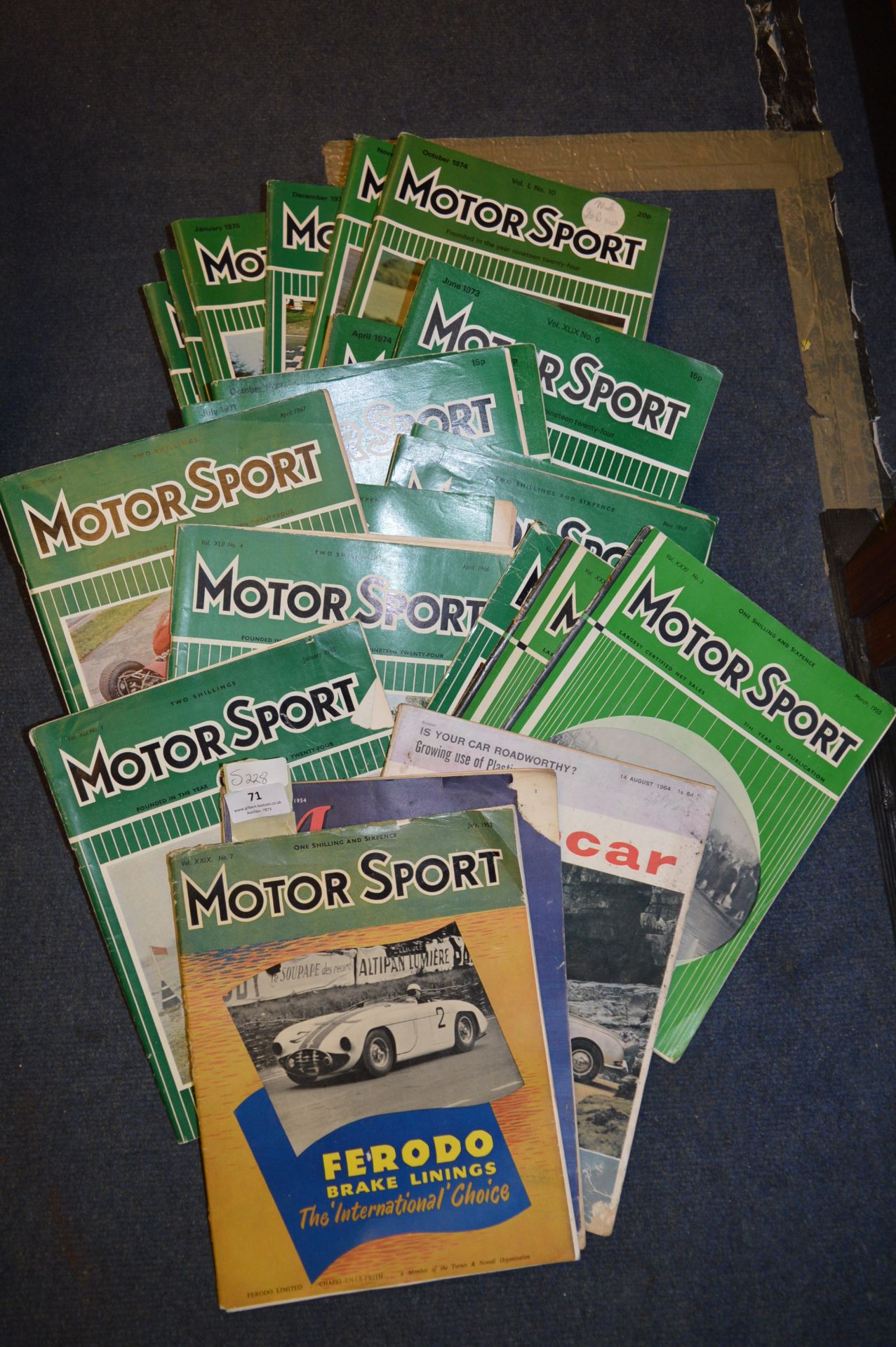 Collection of 1950's Motor Sport Magazines