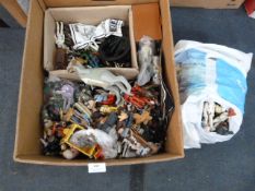 Box Containing Star Wars Action Figures