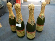 Four Bottles of Brut Andrea Champagne