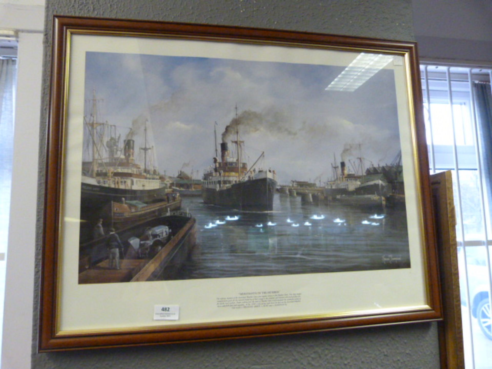 Adrian Thompson Print "Merchants of the Humber"