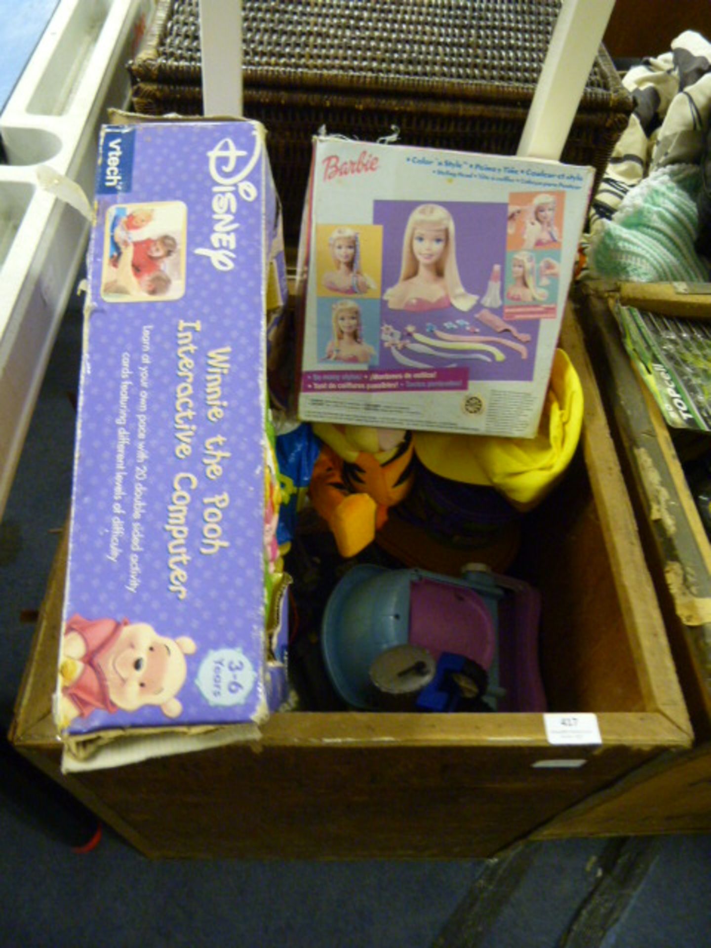 Box Containing Assorted Children's Toys