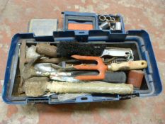 Toolbox and Contents; Hand Tools, Socket Sets, Ham