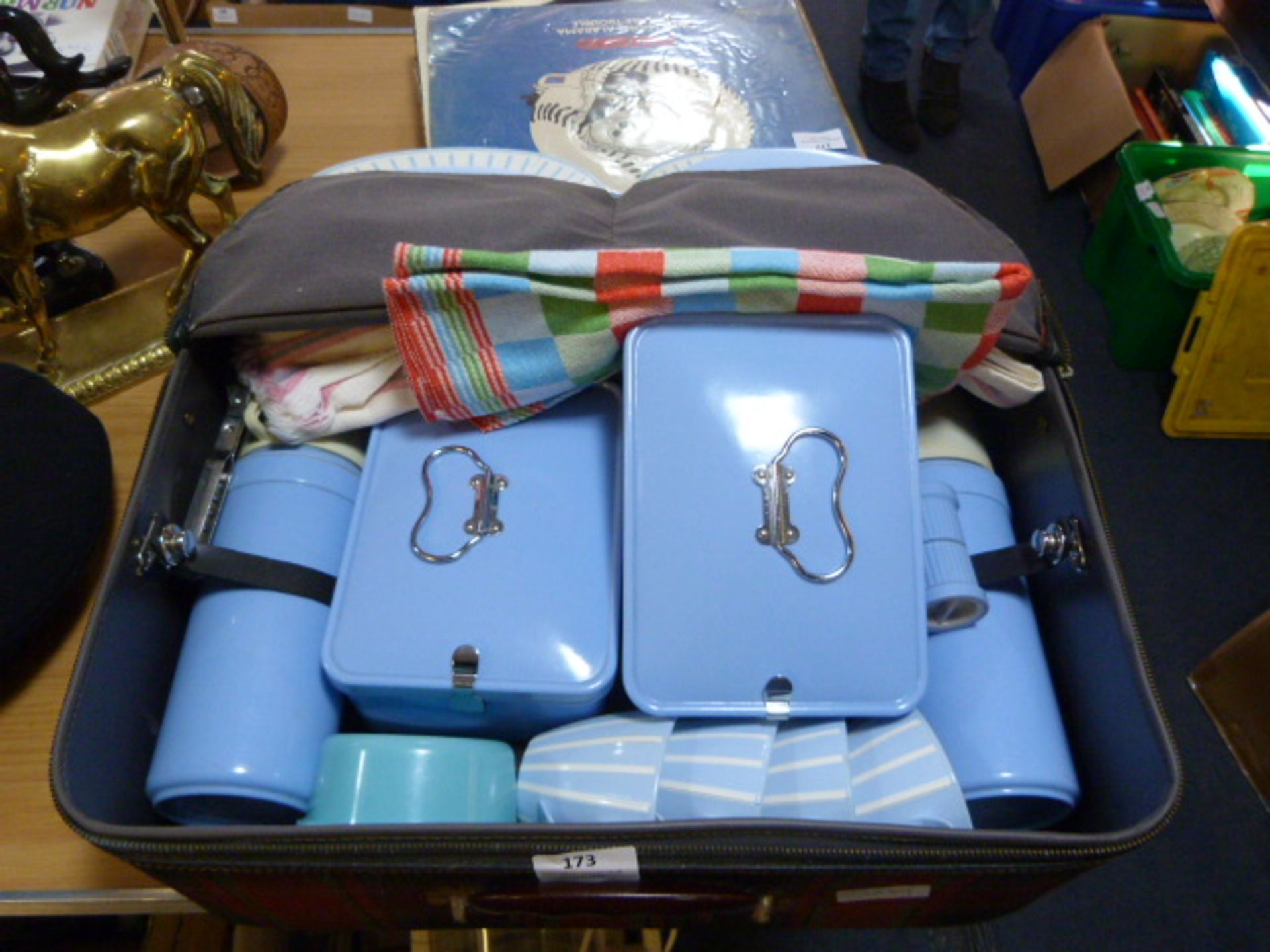 Tartan Cased Picnic Set