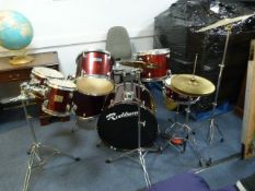 Rockburn Ten Piece Drum Kit with Paiste Cymbals